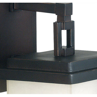 Kenroy Home Plateau  Outdoor Medium Wall Lantern in Oil Rubbed Bronze