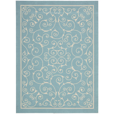 Home & Garden Light Blue Rug