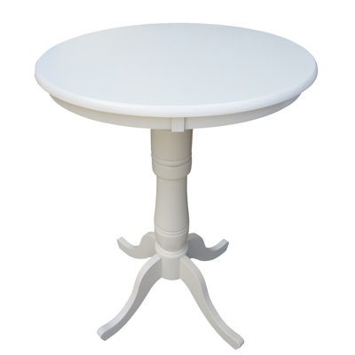 International Concepts Round Top Pedestal Table