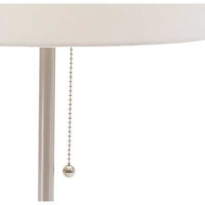 Fangio Lighting Table Lamp in Brushed Steel