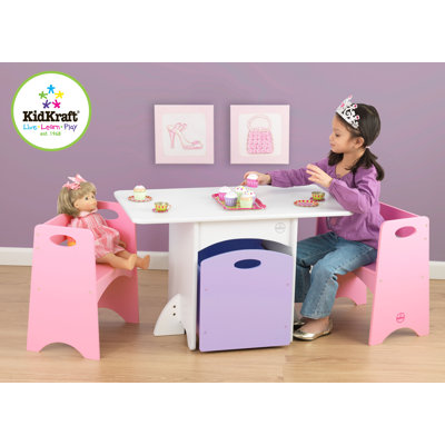 KidKraft Kids' 4 Piece Table and Chair Set