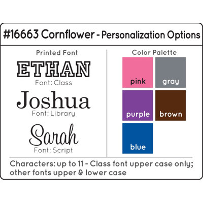 KidKraft Personalized Avalon Chair in Cornflower