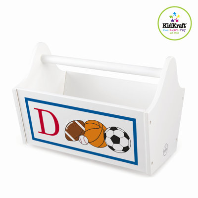 KidKraft Personalized Toy Box Caddy in White