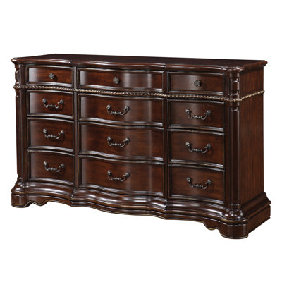 Wynwood Furniture Heritage Manor 12 Drawer Dresser