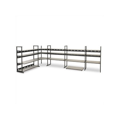 Kendall Howard 4 Post LAN Rack Bundle - 48" W