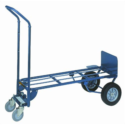 Wesco Manufacturing Two-In-One Deluxe Industrial Steel Hand Truck