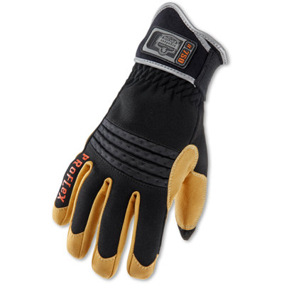 Ergodyne ProFlex 750 At-Heights Construction Gloves in Black and Tan