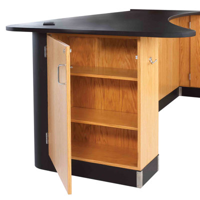 Diversified Woodcrafts Sink-In Peninsula Workstation