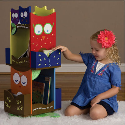 Levels of Discovery Owls Revolving Bookcase