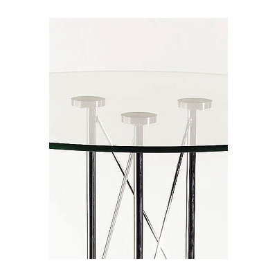 Eurostyle Trave 36" Pub Table with Chrome Finish