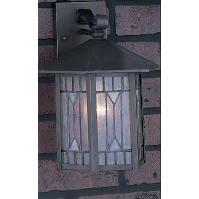 Quoizel Small Chaparral Outdoor Wall Lantern in Medici Bronze