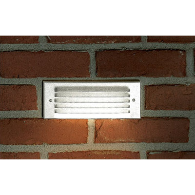 Progress Lighting White Indoor and Outdoor Recessed Step Light