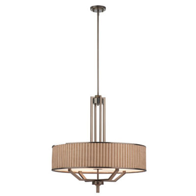Haberdasher 4 Light Drum Pendant