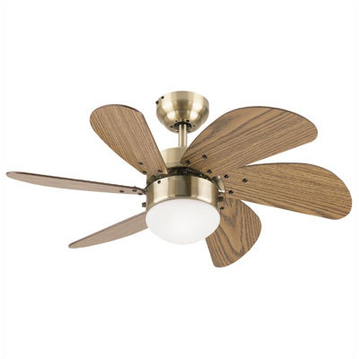Westinghouse Lighting 30" Turbo Swirl 6 Blade Ceiling Fan