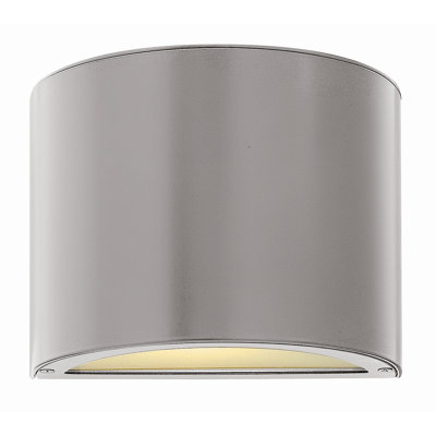 Hinkley Lighting Luna One Light Outdoor Mini Pocket Wall Lantern with Etched Glass