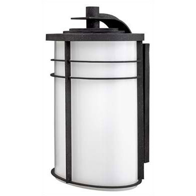 Hinkley Lighting Ledgewood X-Large Outdoor Wall Lantern in Vintage Black