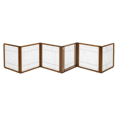 Richell Convertible Elite Pet Gate Autumn Matte