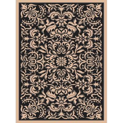 Safavieh Courtyard Dark Black Rug