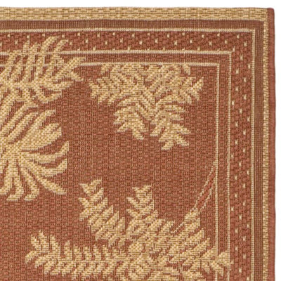 Safavieh Courtyard Light Brick Rug