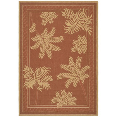 Safavieh Courtyard Light Brick Rug