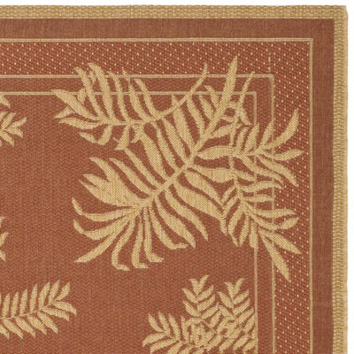 Safavieh Courtyard Light Brick Rug