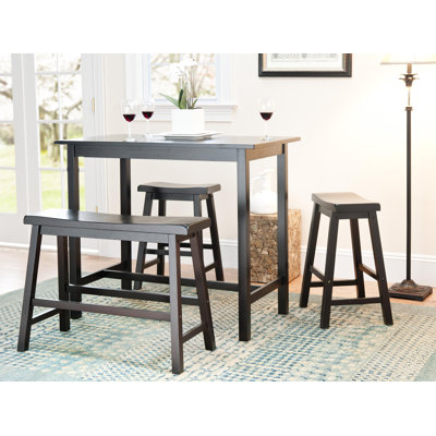 Safavieh Paisley Pub Table in Dark Espresso (Set of 4)