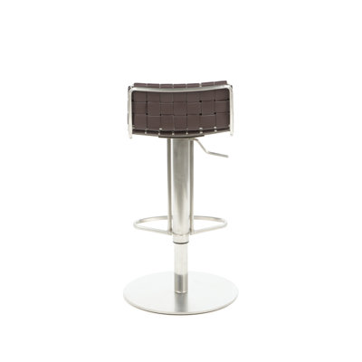 Safavieh Liam Bonded Leather Barstool in Brown
