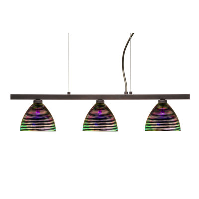 Besa Lighting Sabrina 3 Light Linear Pendant