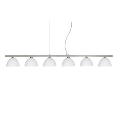 Besa Lighting Brella 6 Light Linear Pendant