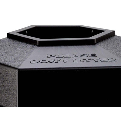 Commercial Zone 45 Gallon Hex Waste Container