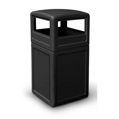 Commercial Zone 38 Gallon Square Waste Container with Dome Lid