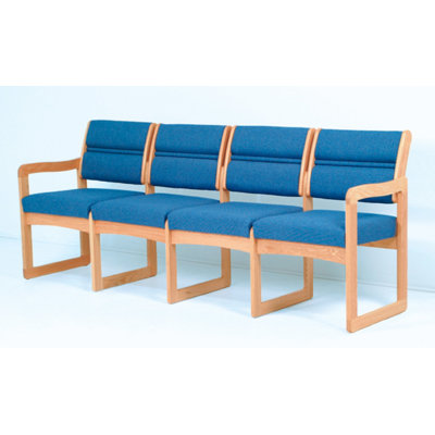 Wooden Mallet Valley Four Seat Guest Chair