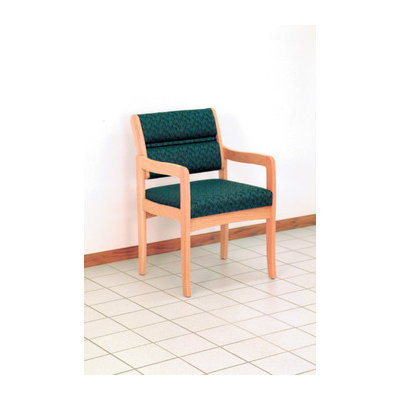 Wooden Mallet Valley Standard Leg Guest Chair- Designer Fabric