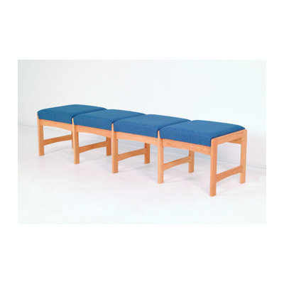 Wooden Mallet Dakota Wave Four Seat Bench