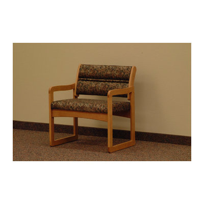 Wooden Mallet Valley Bariatric Guest Chair- Designer Fabric