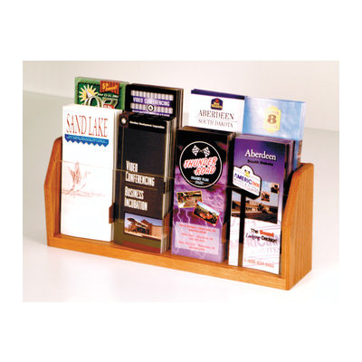 Wooden Mallet Countertop Eight Pocket Brochure Display
