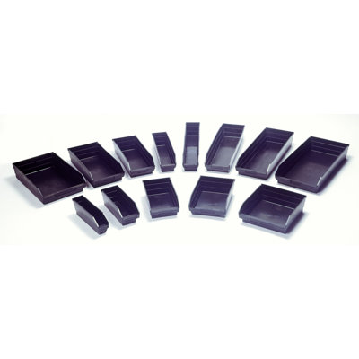 Quantum Storage Recycled Shelf Bin (4" H x 6 5/8" W x 23 5/8" D)