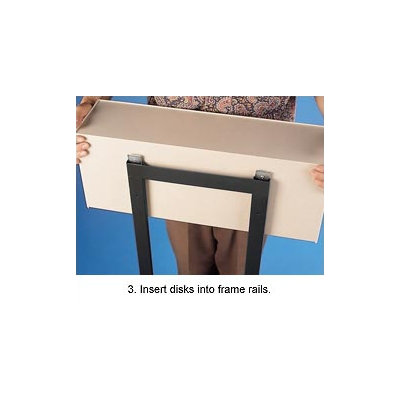 Quantum Storage Disks and Screws for Tip Out Bins