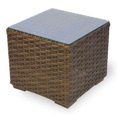 Lloyd Flanders Contempo Square Cube Side Table