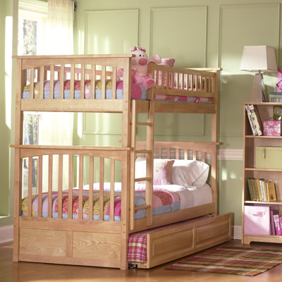 Atlantic Furniture Columbia Bunk Bed with Trundle Bed