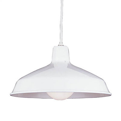 Sea Gull Lighting White Pendant