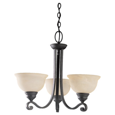 Sea Gull Lighting Serenity 3 Light Chandelier