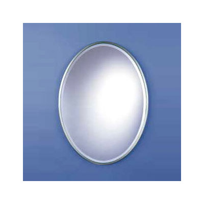 Feiss Westminster Oval Mirror in Pewter