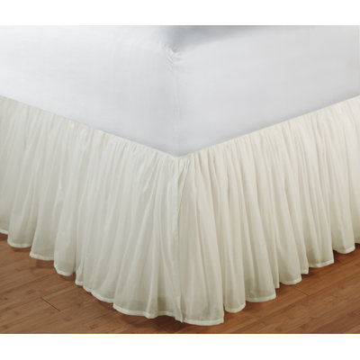 Greenland Home Fashions Cotton Voile Bedskirt