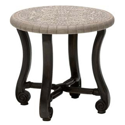 Woodard Landgrave Villa Round End Table