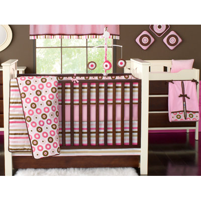 Bacati Mod Dots and Stripes Crib Bedding Collection