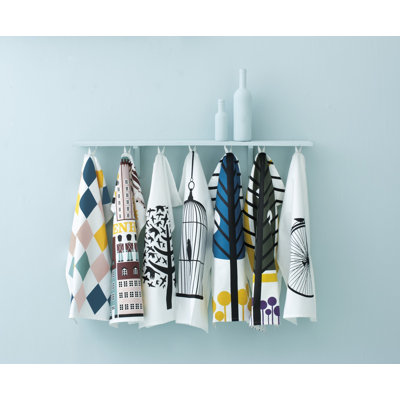 ferm LIVING Bird Leaves Tea Towel
