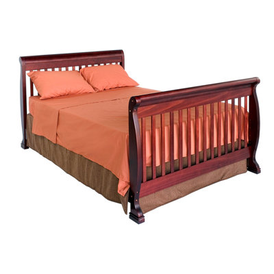 DaVinci Kalani Two Piece Convertible Crib Set with Toddler Rail in Cherry