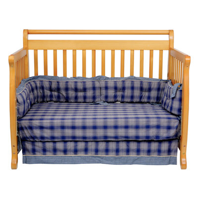 DaVinci Emily 4-in-1 Convertible Crib with Toddler Rail in Honey Oak