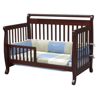 DaVinci Emily 4-in-1 Convertible Crib with Toddler Rail in Cherry